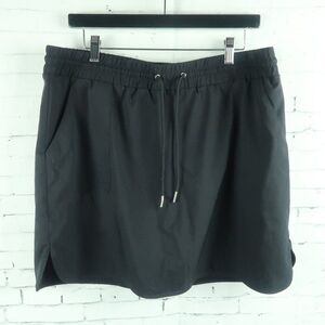 BLACK ATHLETIC TENNIS GOLF SKORT WITH POCKETS SIZE XL
